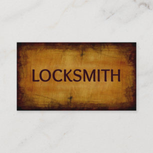 Locksmith Business Card Visitenkarte