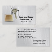 Locksmith Business Card Visitenkarte (Vorne/Hinten)