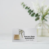 Locksmith Business Card Visitenkarte (Stehend Vorderseite)