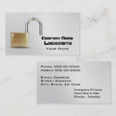 Locksmith Business Card Visitenkarte (Vorne/Hinten)