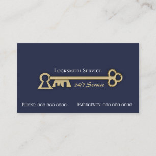 Locksmith Business Card Visitenkarte