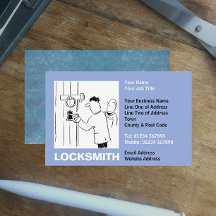 Locksmith-Cartoon Visitenkarte