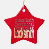 Locksmith Extraordinaire Keramik Ornament (Vorne)