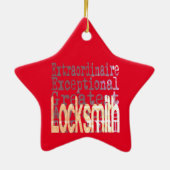 Locksmith Extraordinaire Keramik Ornament (Hinten)