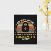 Locksmith Funny Quote, Lock Picker Graphic Karte (Gelbe Blume)
