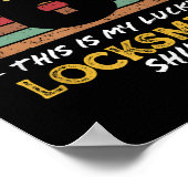 Locksmith Funny Quote, Lock Picker Graphic Poster (Ecke)