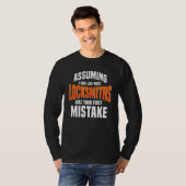 Locksmith Key Maker Locksmithing Lock Picker Techn T-Shirt (Vorne ganz)