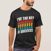 Locksmith key to success lock picking idea T-Shirt (Vorderseite)