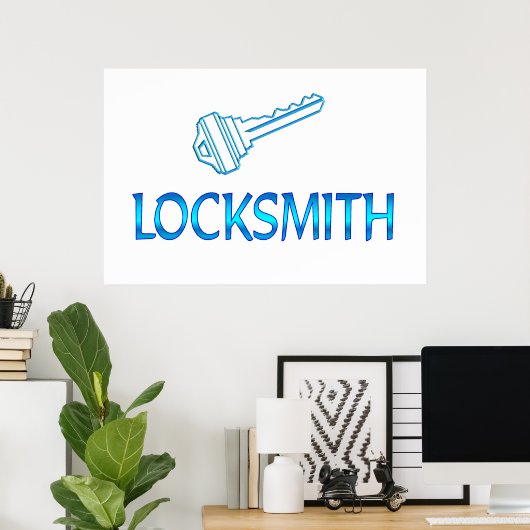 Locksmith Poster (Heimbüro)