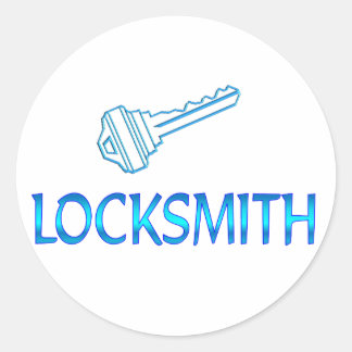 Locksmith Runder Aufkleber