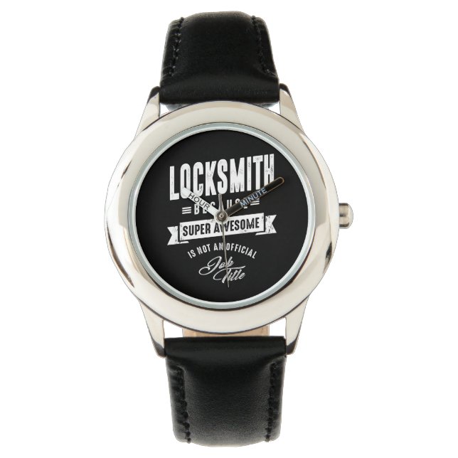 Locksmith Work Job Title Gift Armbanduhr (Vorderseite)