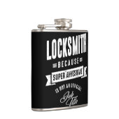 Locksmith Work Job Title Gift Flachmann (Rechts)