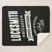 Locksmith Work Job Title Gift Sherpadecke (Vorderseite (Horizontal))