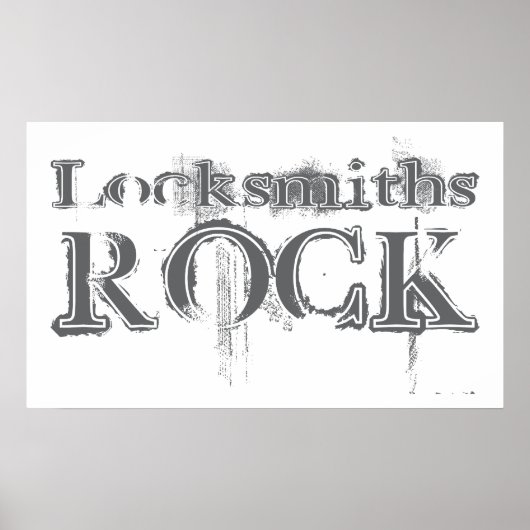 Locksmiths Rock Poster (Vorne)