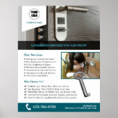 Locksmiths Services Custom Poster (Vorne)