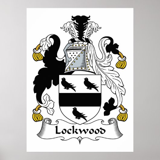 Lockwood-Familienwappen Poster (Vorne)