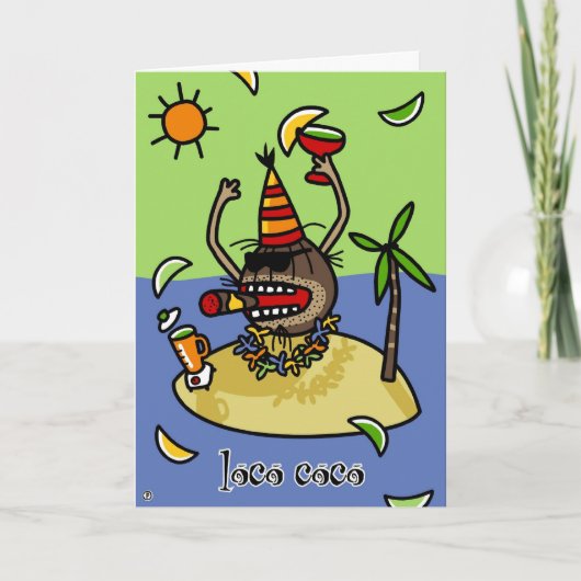 Loco-Cocos Karte (Vorderseite)