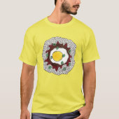 Loco Moco Hawaiian Cuisine Food Rice Hamburger Ei T-Shirt (Vorderseite)