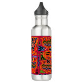 Loco Pajaros con Dos Cabezas Edelstahlflasche (Links)