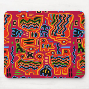 Loco Pajaros con Dos Cabezas Mousepad