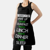 Locomotive Train Lover Gift My Perfect Day Trains Schürze (InSitu)