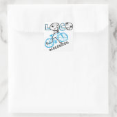 LOCORides-Aufkleber Quadratischer Aufkleber (Tasche)