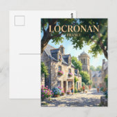 Locronan Frankreich Postkarte (Vorne/Hinten)