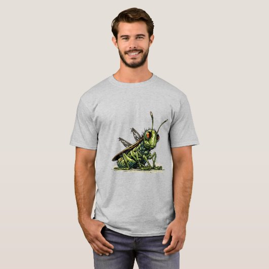 Locust Art Design T - Shirt Vector (Vorne ganz)