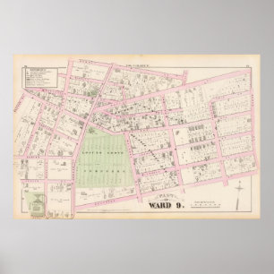 Locust Grove Friedhof Elmwood Church Poster