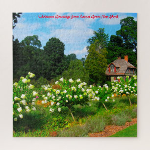 Locust Grove New York.Christmas Greetings Jigsaw P Puzzle