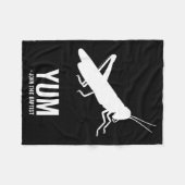 Locust John The Baptist Funny Christian New Testam Fleecedecke (Vorderseite (Horizontal))