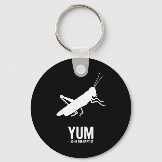 Locust John The Baptist Funny Christian New Testam Schlüsselanhänger (Vorderseite)