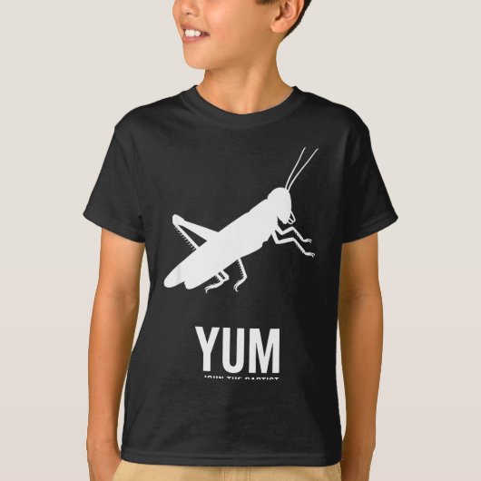 Locust John The Baptist Funny Christian New Testam T-Shirt (Vorderseite)