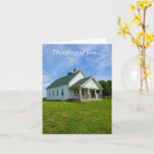 Locust Prairie School Denken Sie an Ihre Karte (Gelbe Blume)