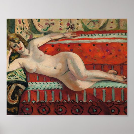 L'Odalisque, Grenouillette | Henri Manguin Poster (Vorne)