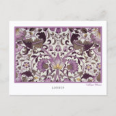 Lodden Floral Pattern William Morris Postcard Postkarte (Vorderseite)
