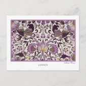 Lodden Floral Pattern William Morris Postcard Postkarte (Vorderseite)