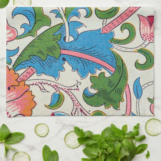 Lodden, William Morris Geschirrtuch (Gefaltet)