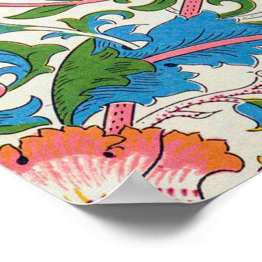 Lodden, William Morris Poster (Ecke)