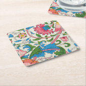 Lodden, William Morris Rechteckiger Pappuntersetzer (angewinkelt)