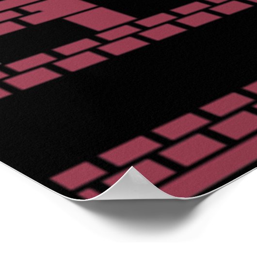 Lode Runner Video Game Retrothema Poster (Ecke)