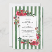 Loden Frost Green Wedding Einladung (Vorderseite)