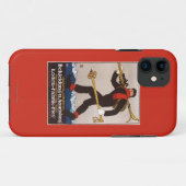 Loden Ski kleidet Skifahren-Anzeige-Plakat Case-Mate iPhone Hülle (Rückseite (Horizontal))