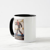 Loden Ski Kleidung Skiwerbung Poster Tasse (Vorderseite Links)
