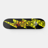 lodernde Bolzenschädel Skateboard (Horizontal)