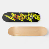 lodernde Bolzenschädel Skateboard (Horizontal)