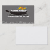 Lodernde Bratpfanne Visitenkarte (Vorne/Hinten)