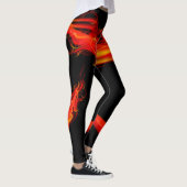 Lodernde Chili-Paprikaschoten Leggings (Rechts)