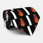 Lodernde Felsengitarre Krawatte (Gerollt)