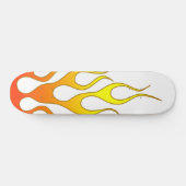 Lodernde Feuer-Strahlen Skateboard (Horizontal)
